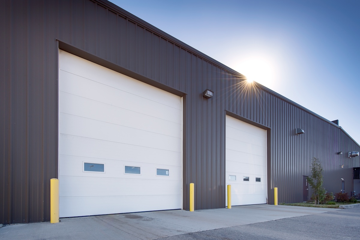 Warehouse garage doors