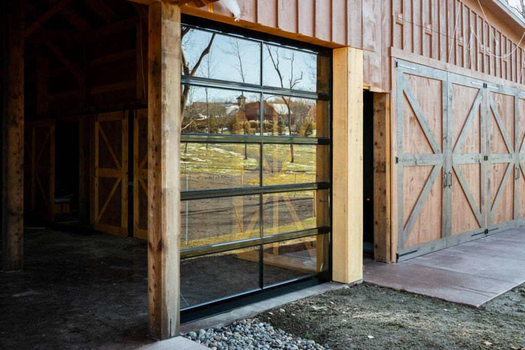glass garage door
