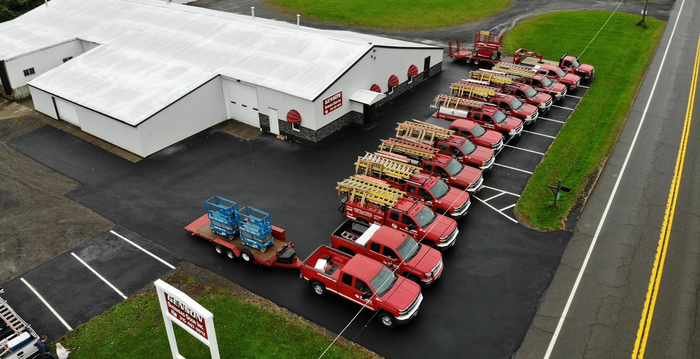 Genson line of red trucks