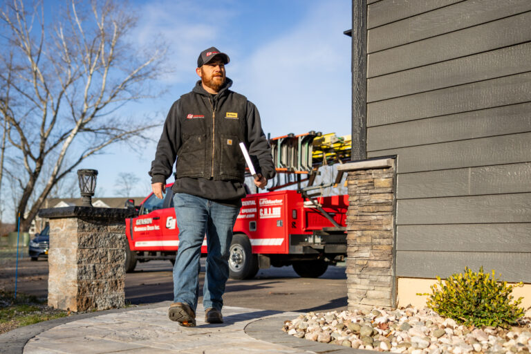 Genson employee on service call