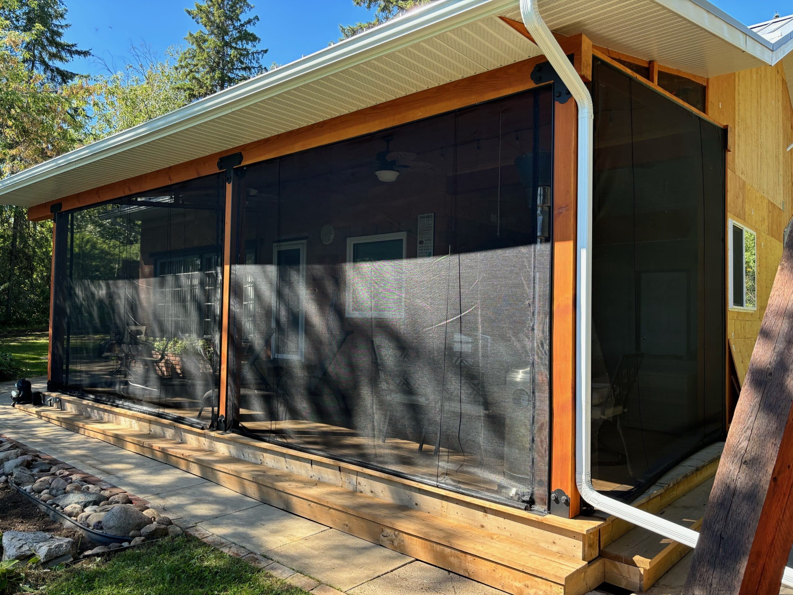 Porch Screen Retractable